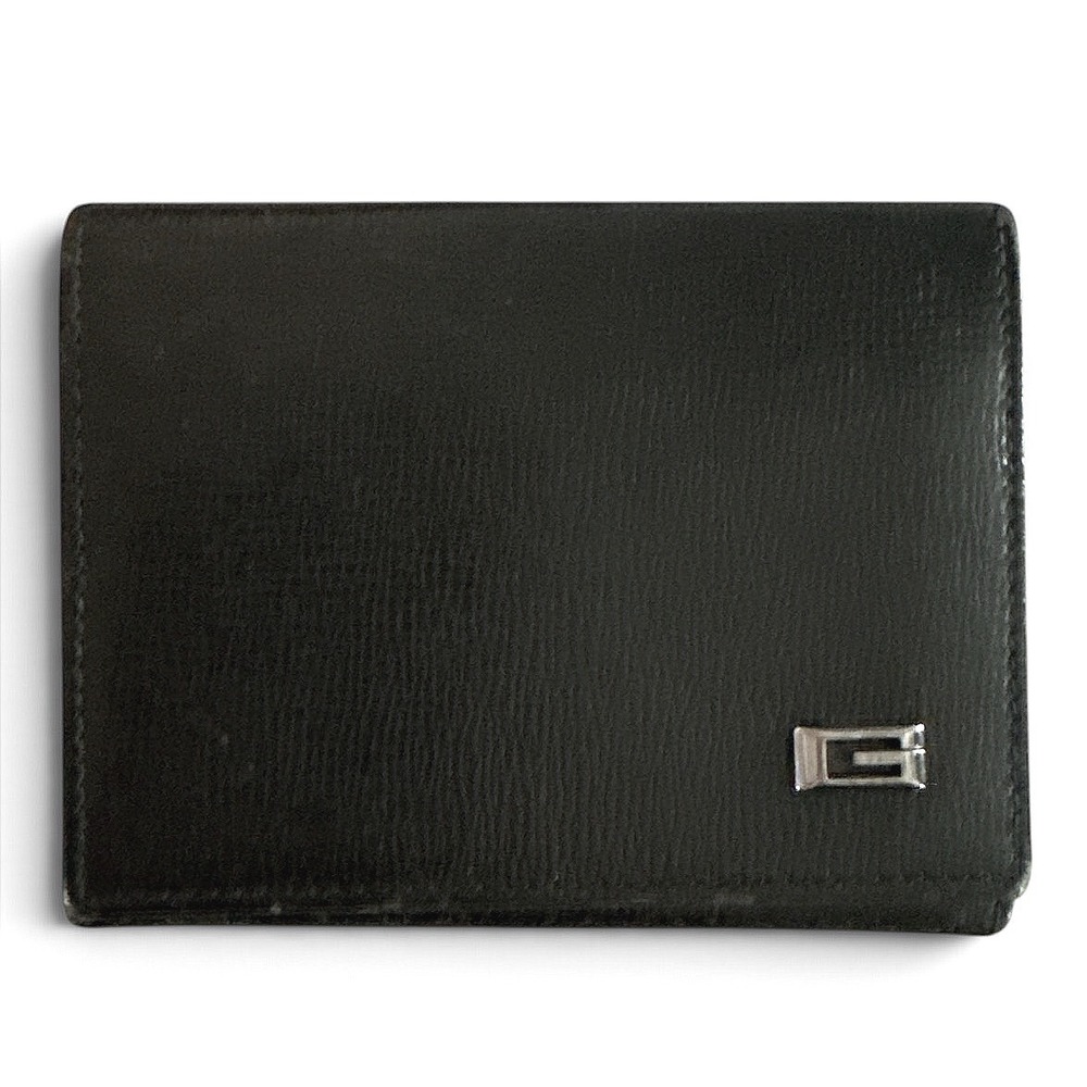 Gucci Vintage Leather Bifold Card Holder  Wallet